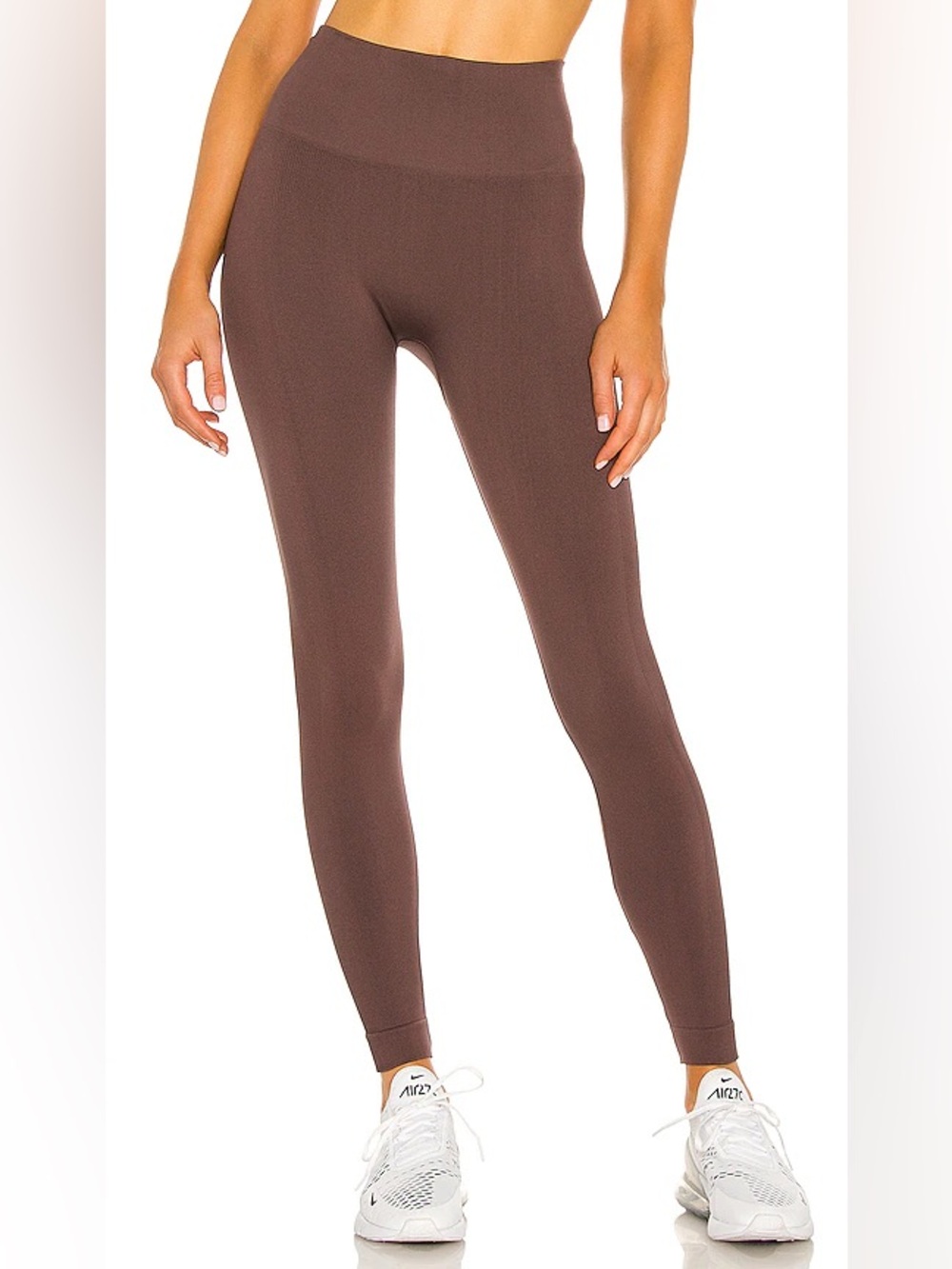 Set Active x Revolve Leggings Chocolate Brown Sculptflex High Waist Crop XS